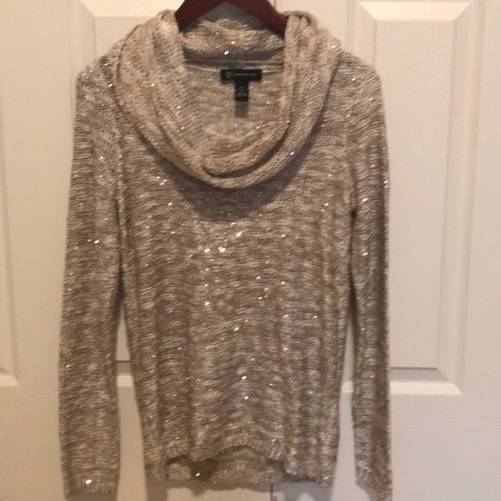 INC International Concepts cowl neck sweater
